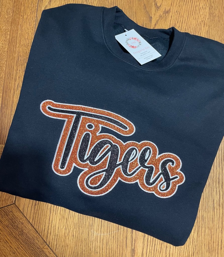Image of Tigers Glitter Applique