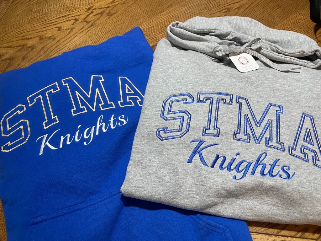 Image of two sweatshirts